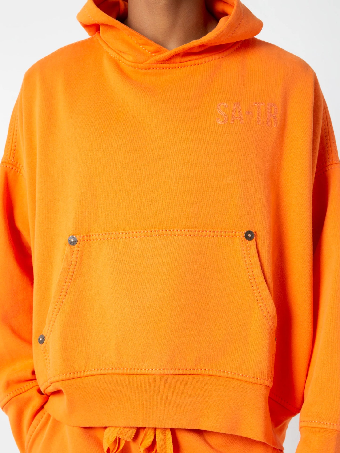 ORANGE SA-TR LOGO HOODIE