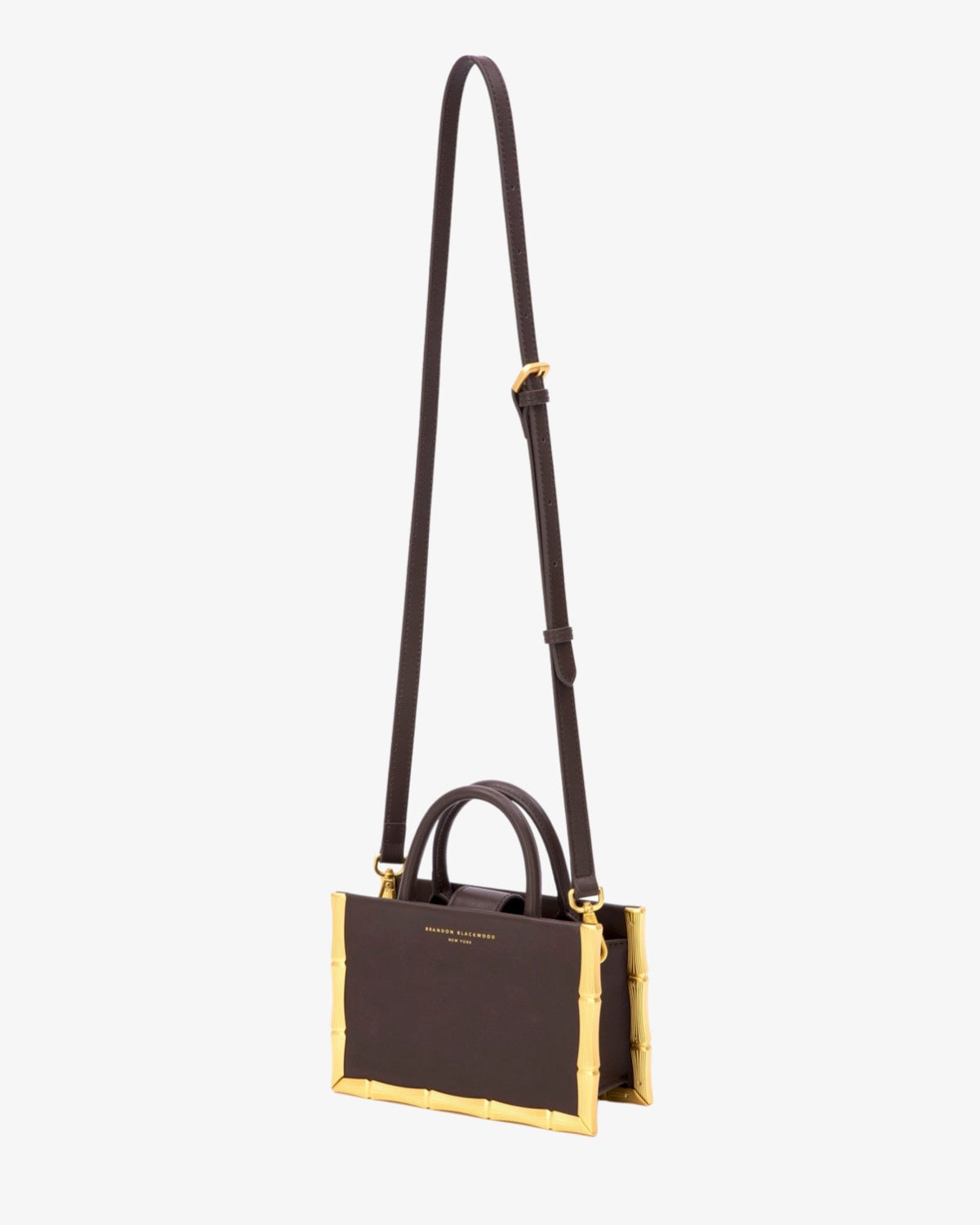 Bamboo 'B' Tote | Brown