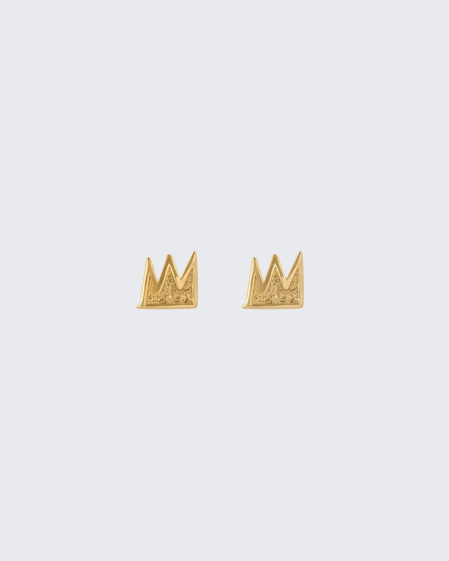 JEAN-MICHEL BASQUIAT EDITION CROWN STUDS