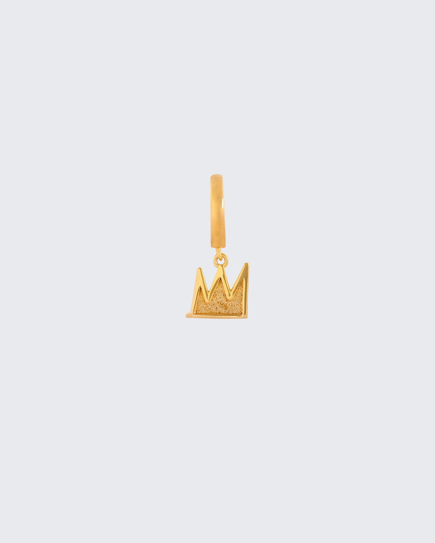 JEAN-MICHEL BASQUIAT EDITION CROWN HUGGIE