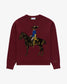 Toussaint Jacquard Sweater Bordeaux