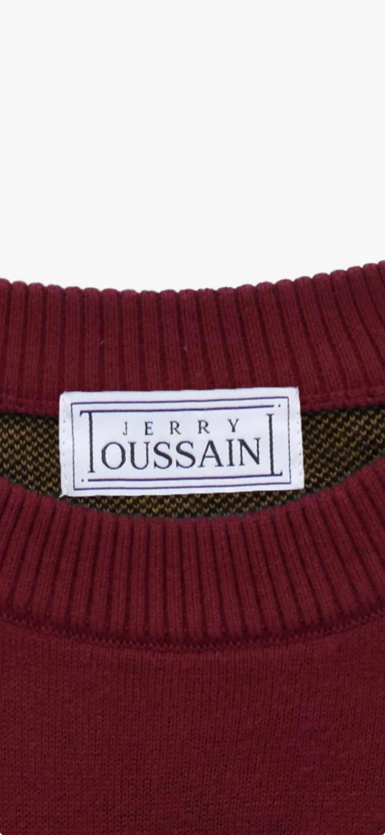 Toussaint Jacquard Sweater Bordeaux
