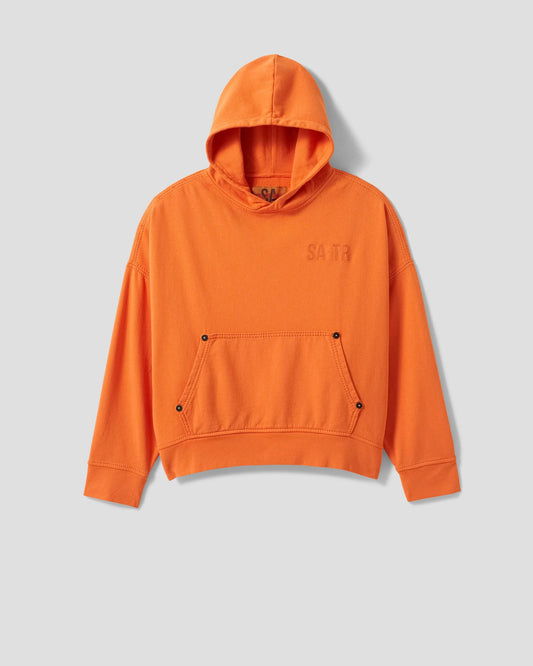 ORANGE SA-TR LOGO HOODIE