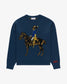 Toussaint Jacquard Sweater Blue