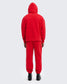 Black Fashion Fair x FUBU - Archive FB Strass Crystal Hooded Sweatshirt Red