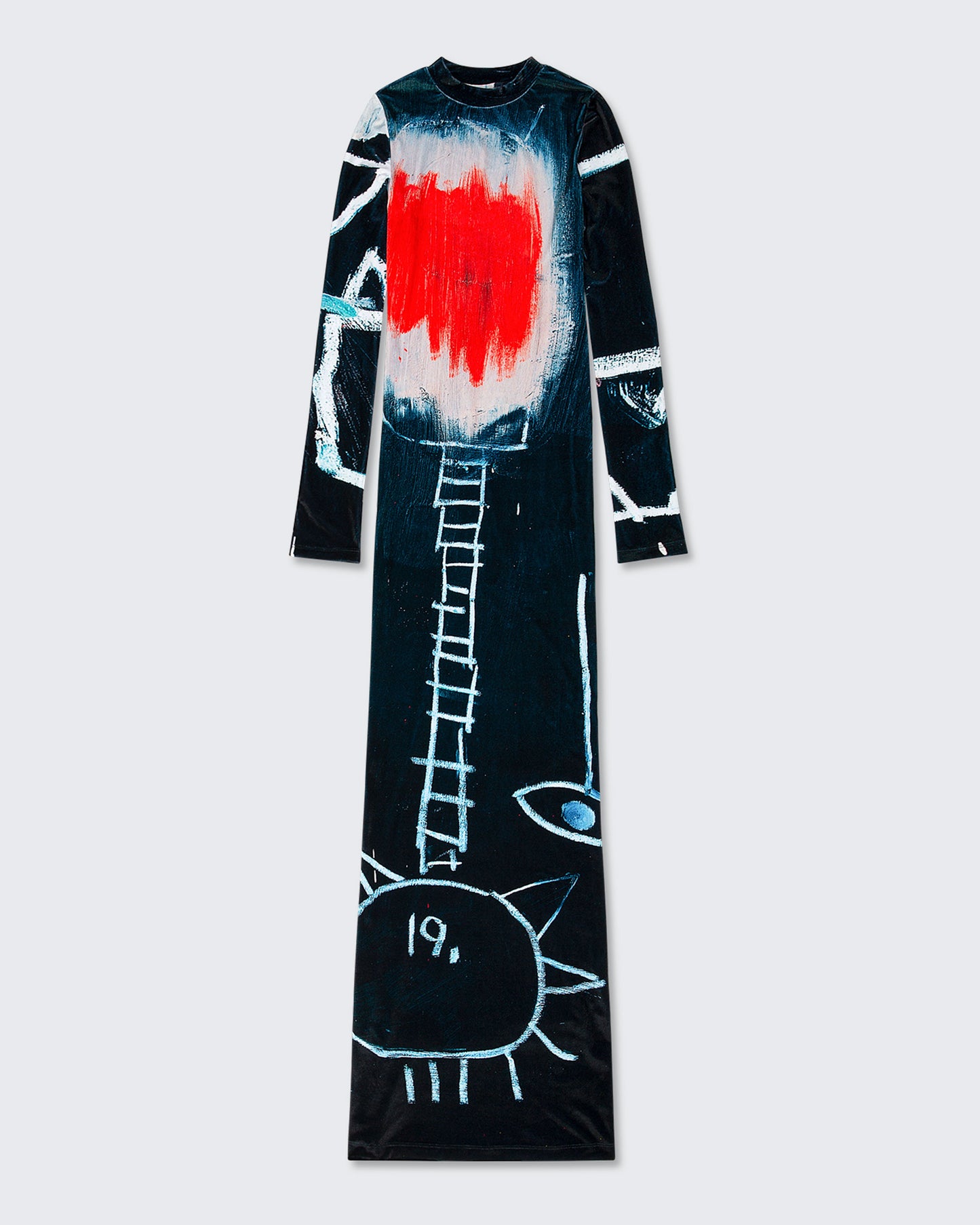 JEAN-MICHEL BASQUIAT EDITION PRINTED DRESS