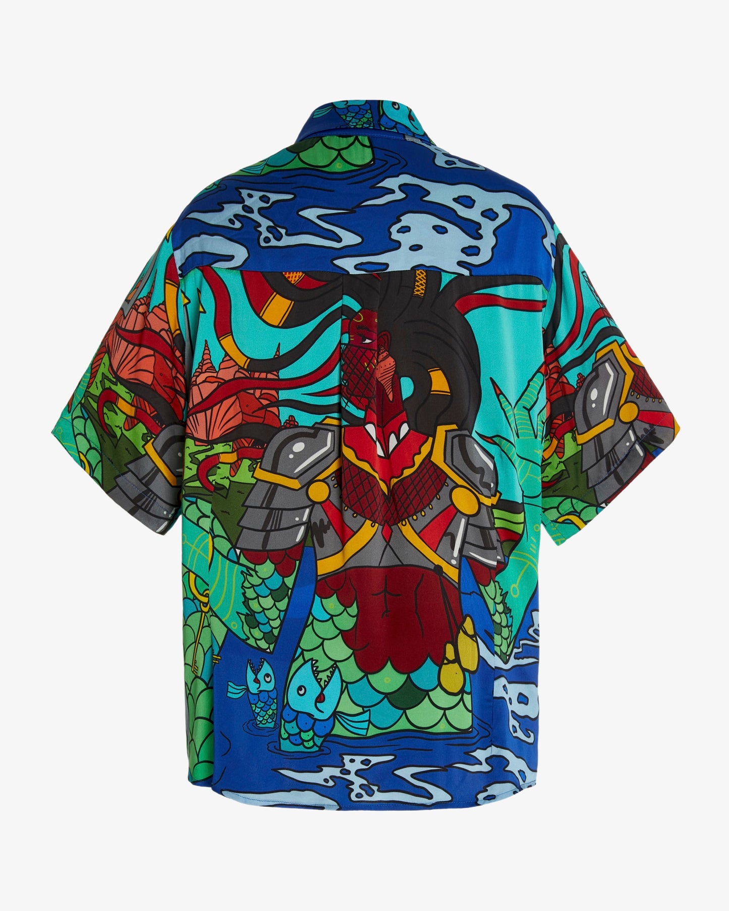 x Gianni Lee Original Sea Spirit Print Button Down