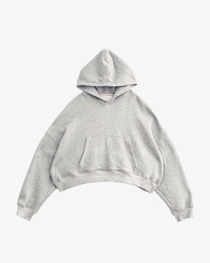 CROPPED PULLOVER HOODIE